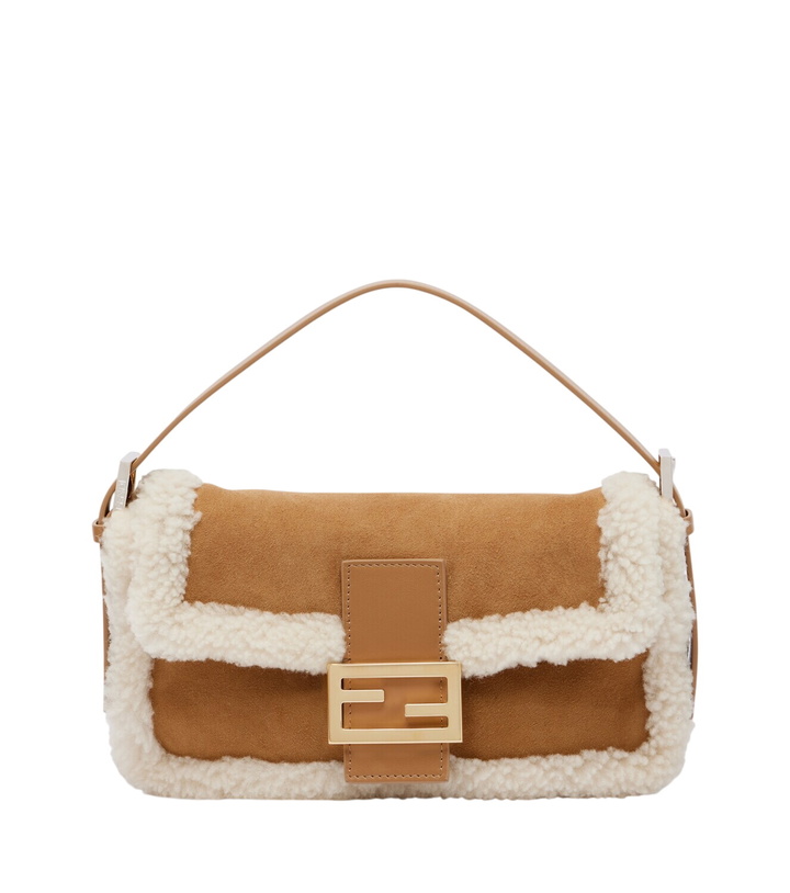 Photo: Fendi Baguette® 26424 Small suede shoulder bag