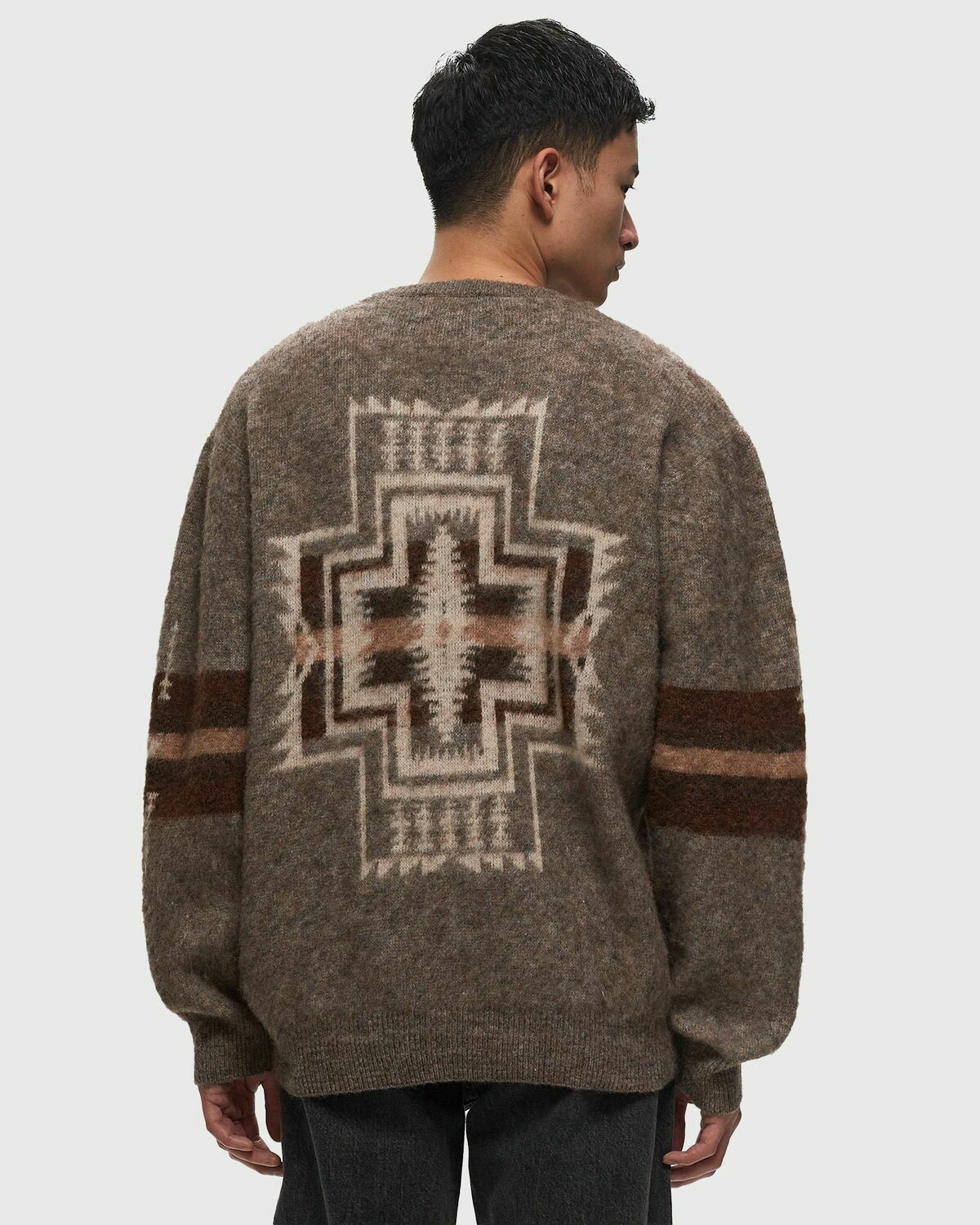 Aztec Sweater: Mocha Multi