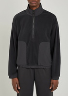 Vuori Aspen Half-zip Fleece Sweatshirt Black
