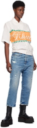 Rhude White Printed Shirt
