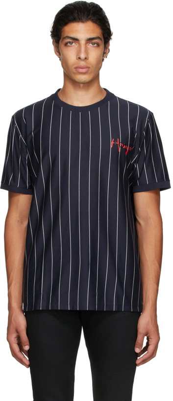 Photo: Hugo Navy Damericano Stripe T-Shirt