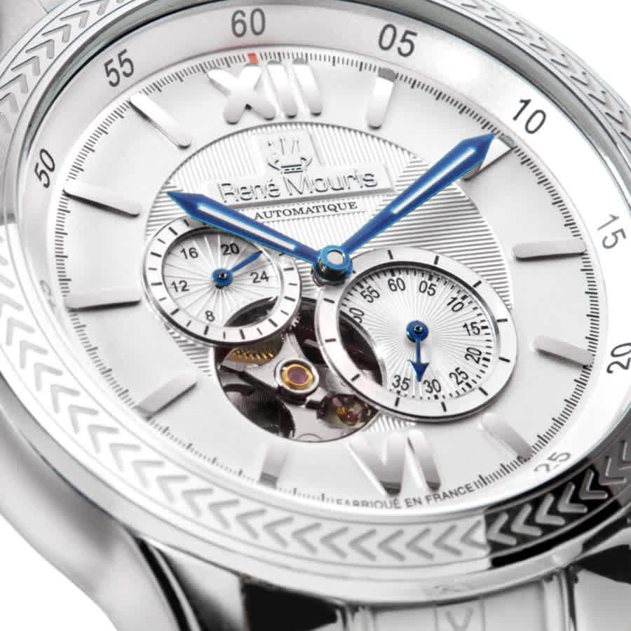 Rene Mouris Corona White Dial Mens Watch 70106RM1