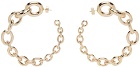 Jacquemus Gold 'Les Creoles Node' Earrings