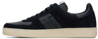 TOM FORD Navy Suede & Leather Radcliffe Sneakers