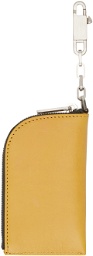 Rick Owens Yellow Keychain Wallet