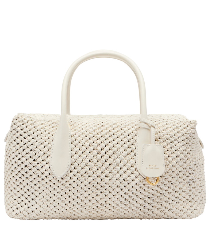 Photo: Polo Ralph Lauren Bellport woven leather tote bag