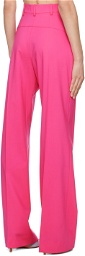 Jacquemus Pink Le Papier 'Le Pantalon Sauge' Trousers