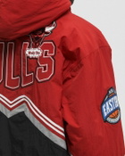Mitchell & Ness NBA THROW IT BACK RETRO JACKET VINTAGE LOGO CHICAGO BULLS Black Mens College Jackets/Team Jacket