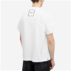 Wooyoungmi Men's Square Logo T-Shirt in White