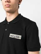 ALEXANDER MCQUEEN - Logo Piquet Cotton Polo Shirt