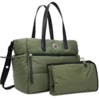 Moncler Enfant Khaki Logo Diaper Bag