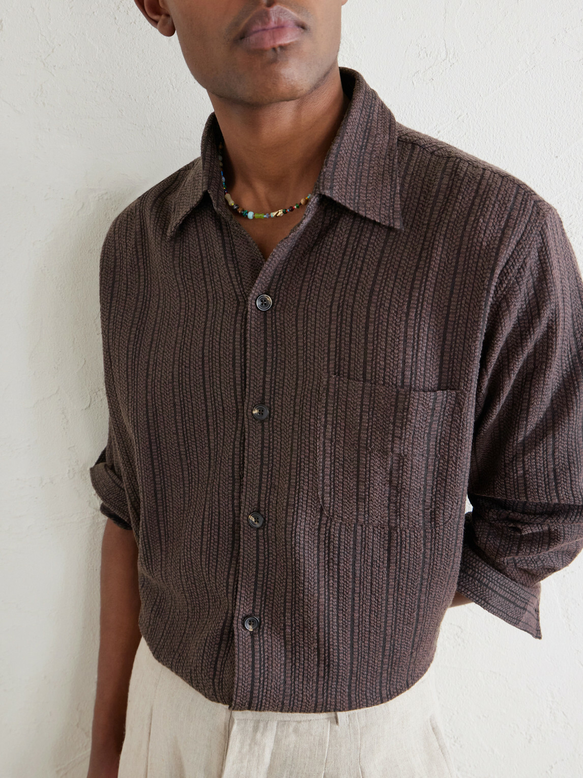 Kartik Research - Cotton Shirt - Brown