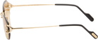 Cartier Gold Classic C Motif Sunglasses