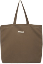 UNIFORME Brown & Off-White Oversized Tote