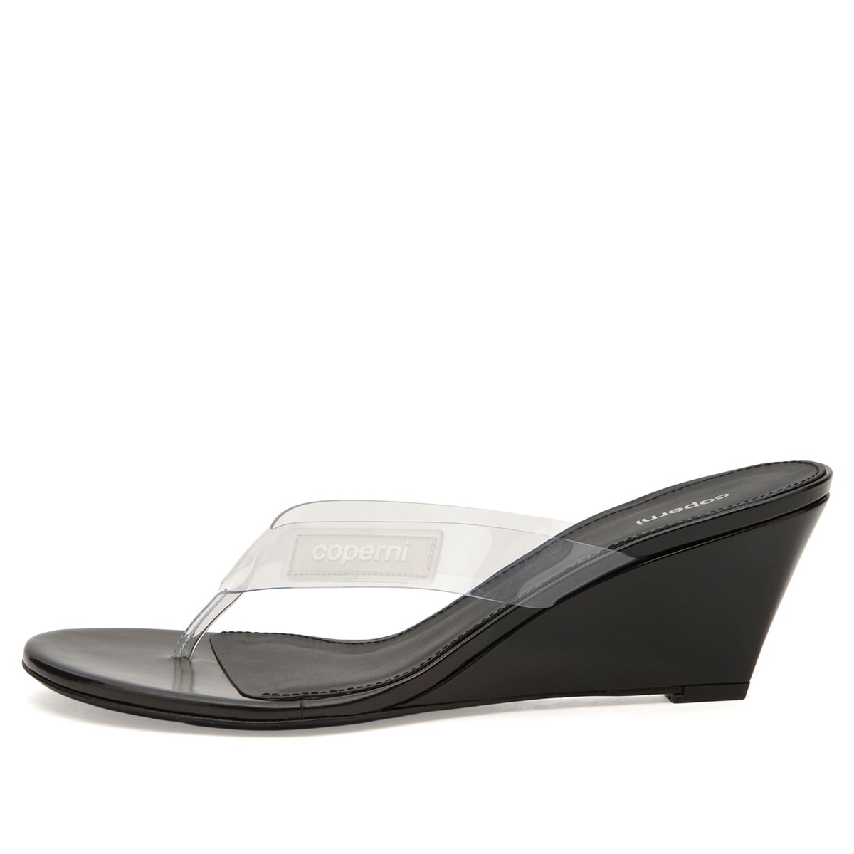 Coperni Women's Wedge Sandals in Clear