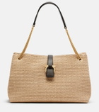 Ferragamo Medium raffia shoulder bag