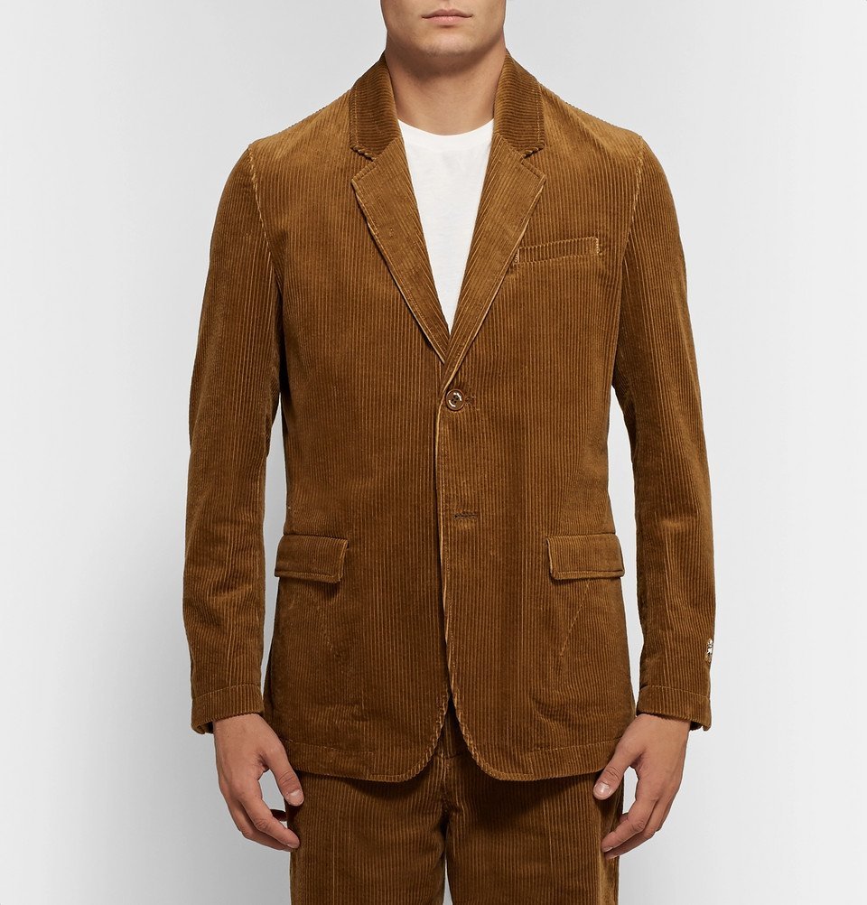 Undercover - Brown Slim-Fit Cotton-Corduroy Blazer - Men - Brown