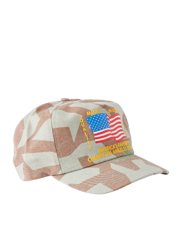 Photo: Cherry Los Angeles - America's Favorite Logo-Embroidered Printed Cotton Cap