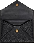 Chloé Black Envelope Card Holder