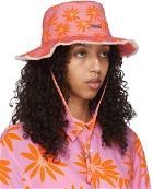 JACQUEMUS Pink 'Le Bob Artichaut' Bucket Hat