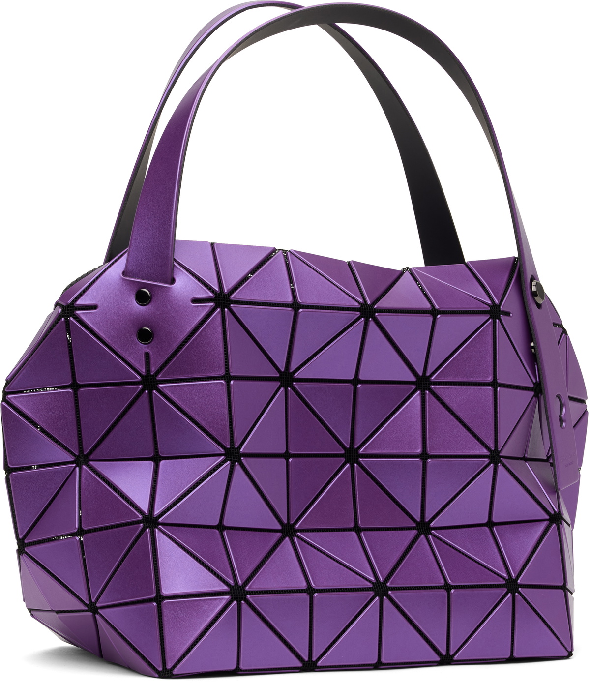 【軟宝専用】 ISSEY MIYAKE BAOBAO ハンドバッグ パープル BAO BAO ISSEY MIYAKE Purple Boston Bag Bao Bao Issey Miyake