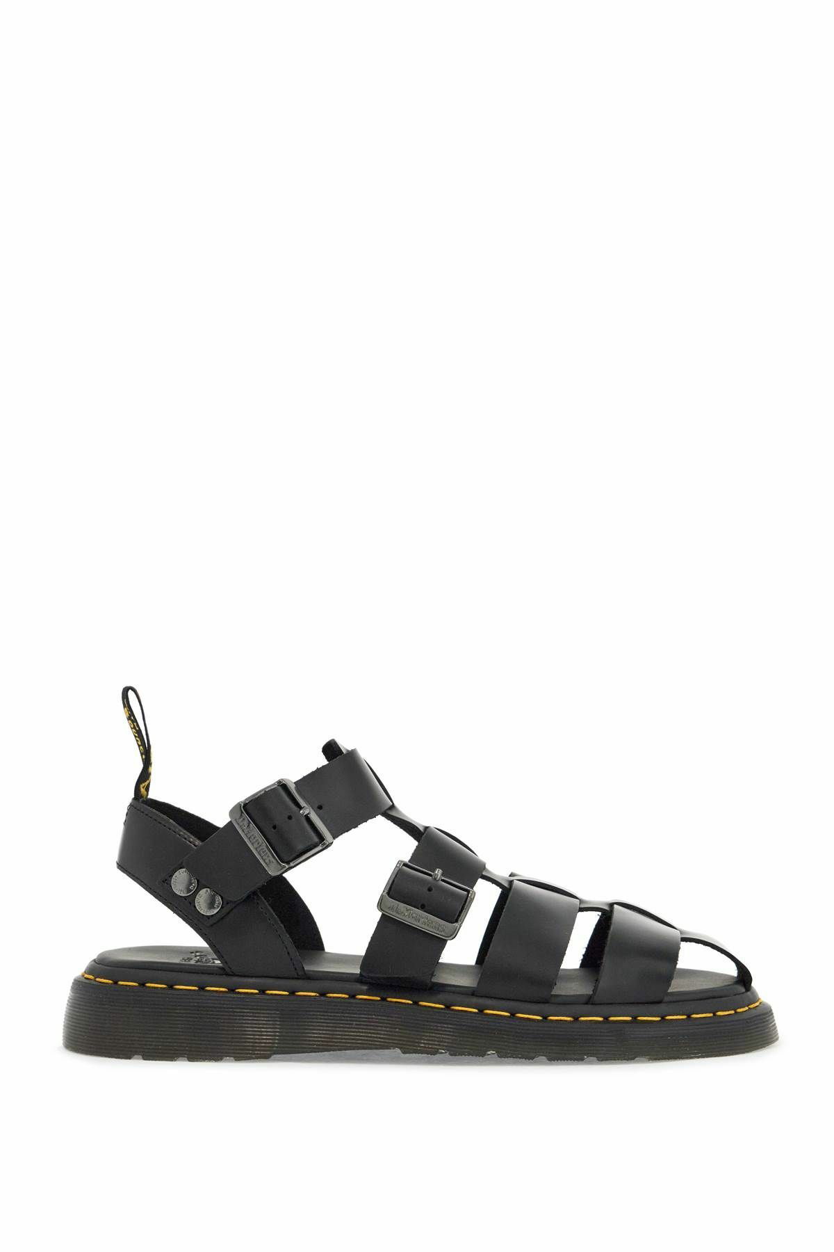 【関税&送料込】Dr Martens Sandals Black VOSS STUD LEATHER SANDALS in Black | Dr. Martens