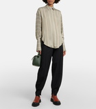 Loewe - Striped silk shirt