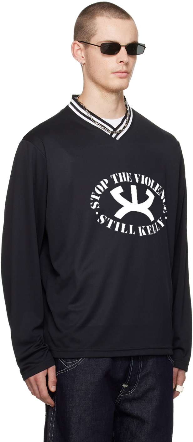 Still Kelly Black 'Stop the Violence' Sport Sweatshirt