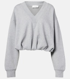 Sportmax Colleg cotton-blend jersey sweatshirt