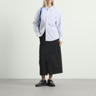 YESEYESEE Women's Plop Stripe Shirt in White