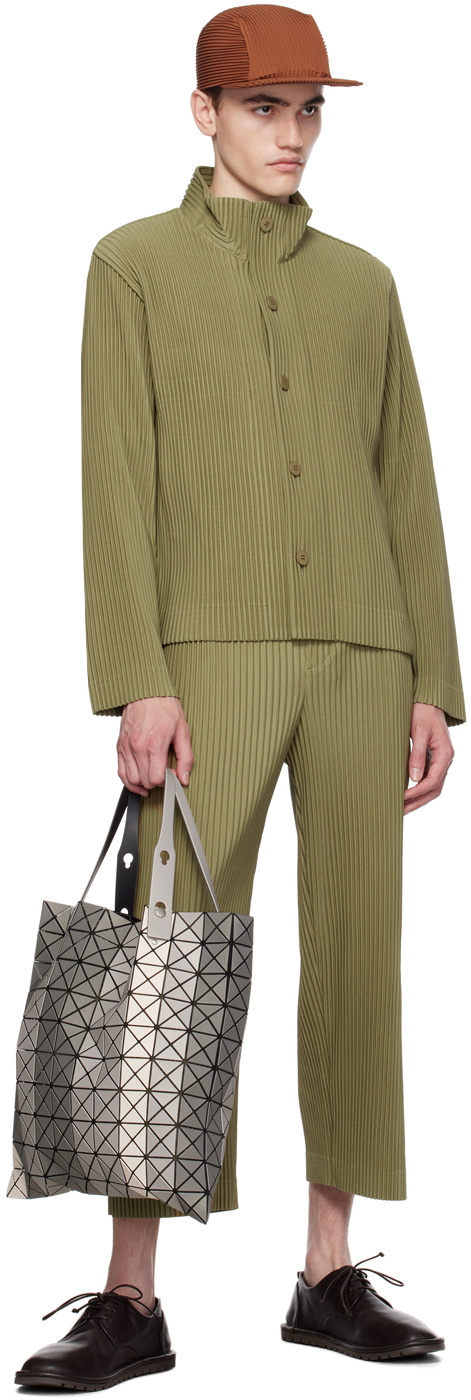 HOMME PLISSÉ ISSEY MIYAKE Khaki Tailored Pleats 1 Jacket Homme