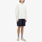 MHL by Margaret Howell Men's Thermal Crew Sweat in Off White