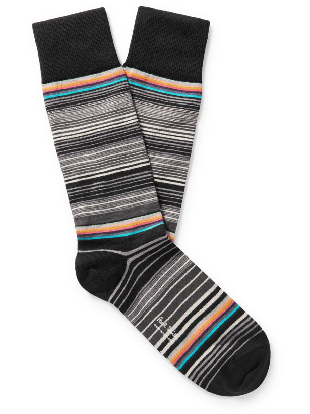 Photo: Paul Smith - Tanka Striped Cotton-Blend Socks