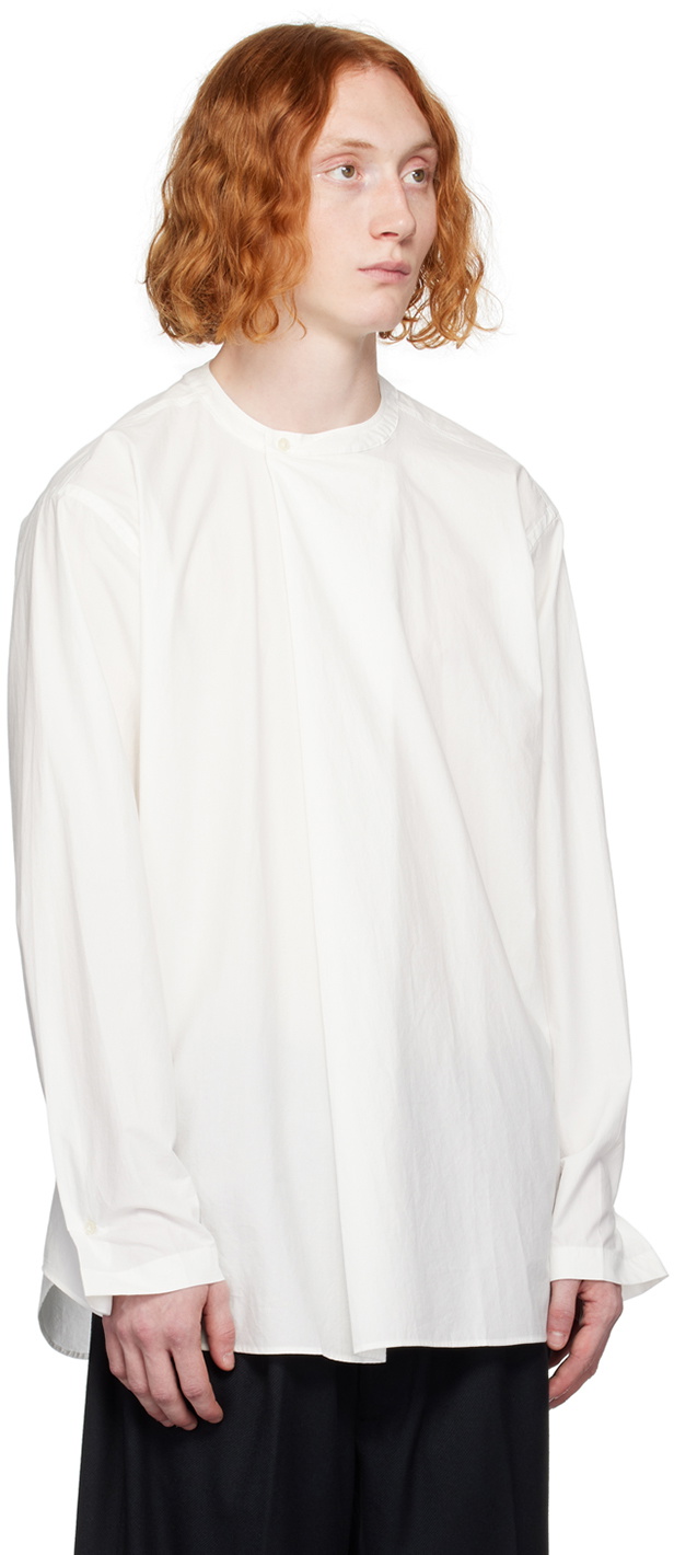 RAINMAKER KYOTO White Pleated Shirt