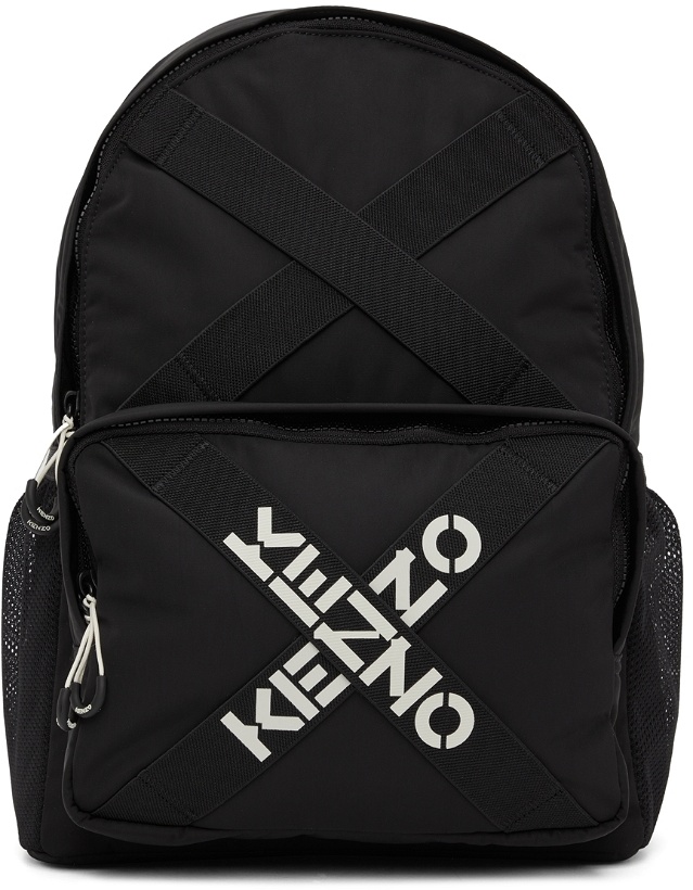 Photo: Kenzo Black Sport Logo Backpack