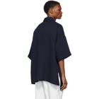 N.Hoolywood Navy Oversized Polo