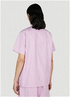 Tekla - Skagen Stripes Shirt in Pink