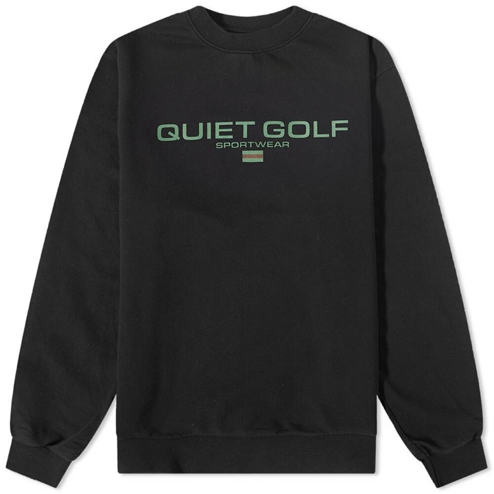 Photo: Quiet Golf QG Sportswear Crew Sweat