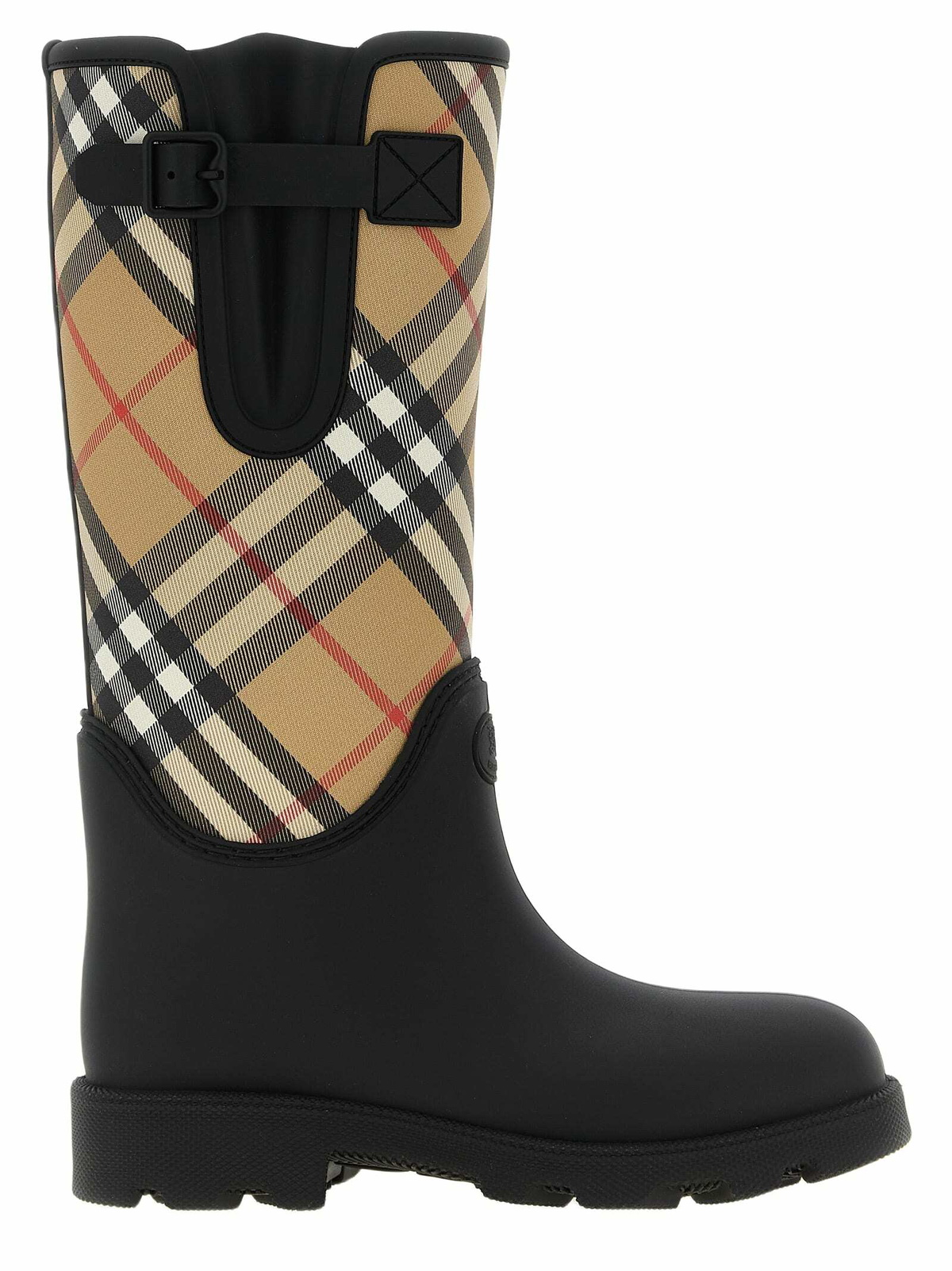 Burberry Yellow Rubber Marsh High Boots Burberry
