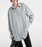 Toteme Checked linen shirt