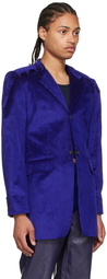 Situationist Purple Cotton Blazer