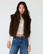Steve Madden Luxie Vest in Espresso
