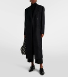 Junya Watanabe Wool and cashmere tweed coat