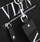 Valentino - Logo-Webbing and Leather-Trimmed Nylon Holdhall - Black