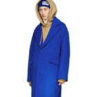 ADER error SSENSE Exclusive Blue Basic Single Coat