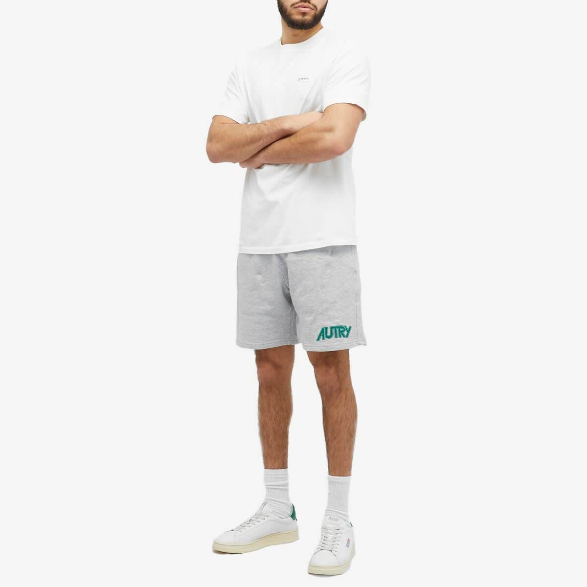 Autry Men's Flag Logo T-Shirt in White