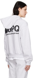 Museum of Peace & Quiet Gray Contemporary Museum Hoodie