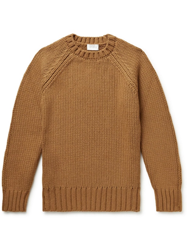 Photo: A.P.C. - Ethan Ribbed Wool Sweater - Brown