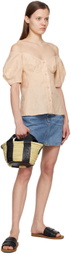 Chloé Beige Sense Small Basket Tote