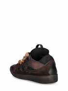LANVIN - Curb Vintage Leather Sneakers